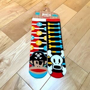 new Paul Frank Julius & skurvy mismatched pirate socks adult L